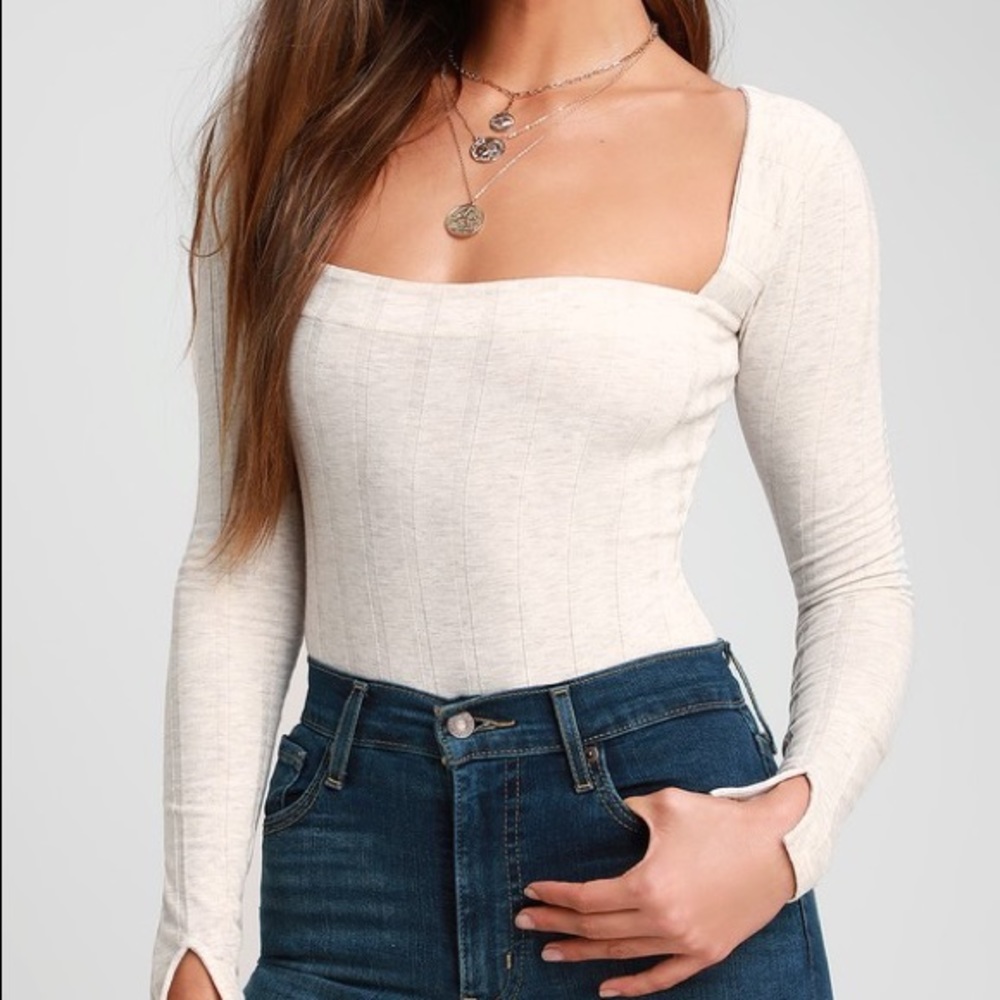⭐️ XS Free People Beside Me Bodysuit